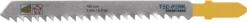 Stichsägeblatt Gesamt-L.100mm Zahnt.3mm S.1,27mm HCS 5 St./Karte TECWERK
