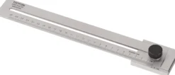 Streichmaß 250mm m.flachem Schieber INOX TECWERK