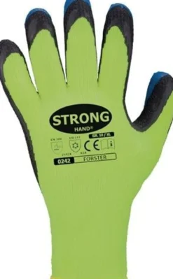 STRONGHAND Handschuhe Forster neon-gelb / blau EN 388 EN 511 PSA II Gr. 10 - 0242-10H