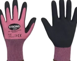 STRONGHAND Handschuhe LADY FLEXTER pink / schwarz EN 420 EN 388 PSA II Gr. 7 - 0529-07H