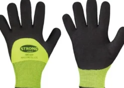 STRONGHAND Kälteschutzhandschuhe Mallory / Black schwarz / gelb EN 388 EN 511 PSA II Gr. 8 - 0249-08H