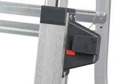 Stufenstehleiter 100TL Stufen 3-5Alu.elox.Gesamt-H.1430-1900mm teleskopier.HAILO