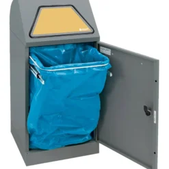 Stumpf Abfalltrennung Modul-Vario 60 graualu-struktur ProSlide-System 60l - 625-060-0-1-100