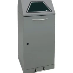 Stumpf Abfalltrennung Modul-Vario 120 graualu-struktur ProSlide-System 120l + Trethebel - 625-120-1-1-100