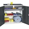 Stumpf Werkzeug- und Materialschrank Serie 3000 lichtgrau / anthrazitgrau + 2 Schubladen 100 mm + 1 Schublade 100 mm durchgehend + 1 Auszugsboden - 3007371