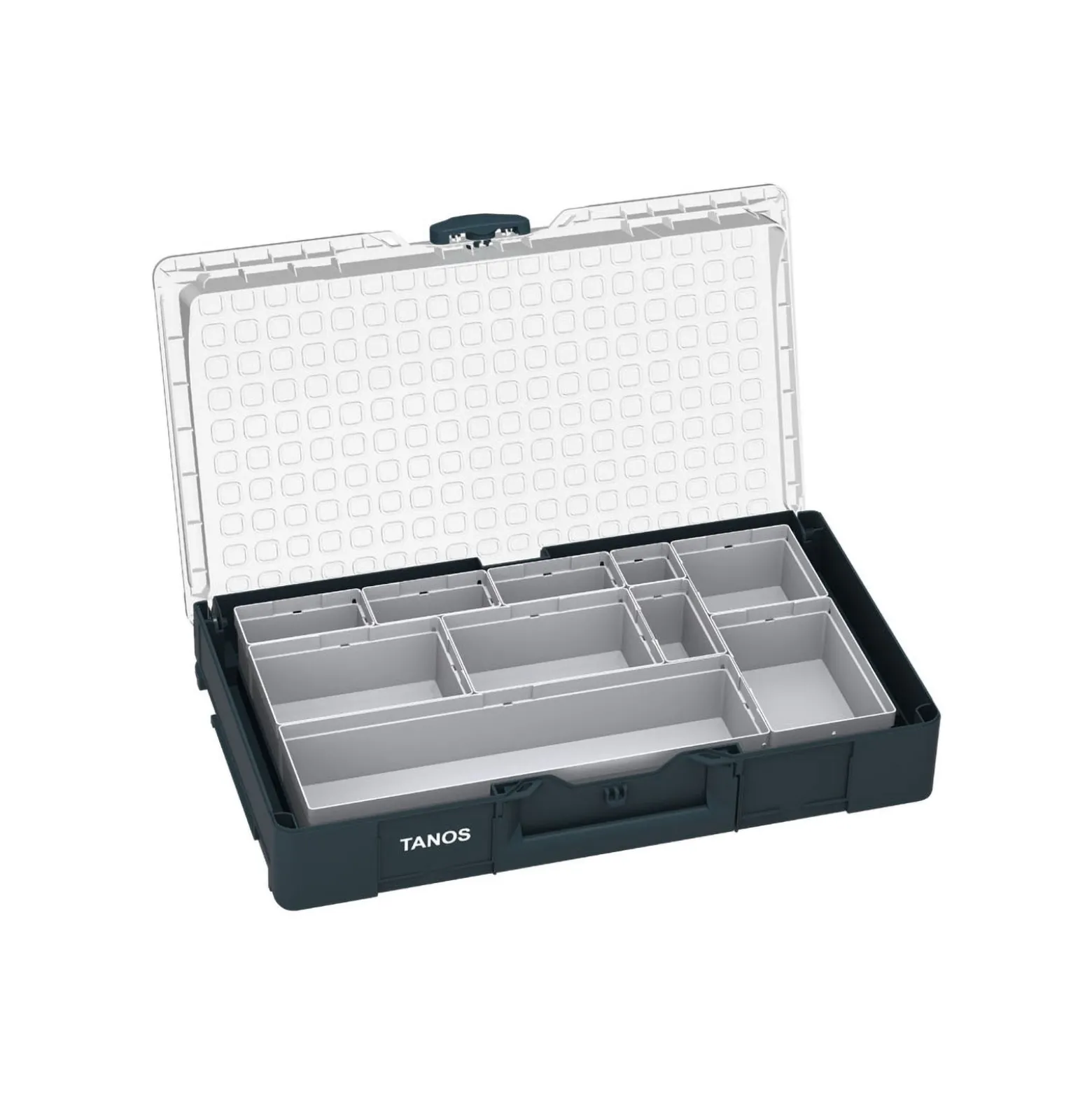 Tanos Systainer³ Organizer L 89 mit 10 Einsatzboxen anthrazit (RAL 7016) - 83500008