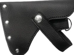 Tasche f.Campingbeil Leder schwarz WAGNUM