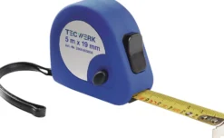 Taschenrollbandmaß L.5m B.19mm mm/cm EG II Ku.Automatic TECWERK