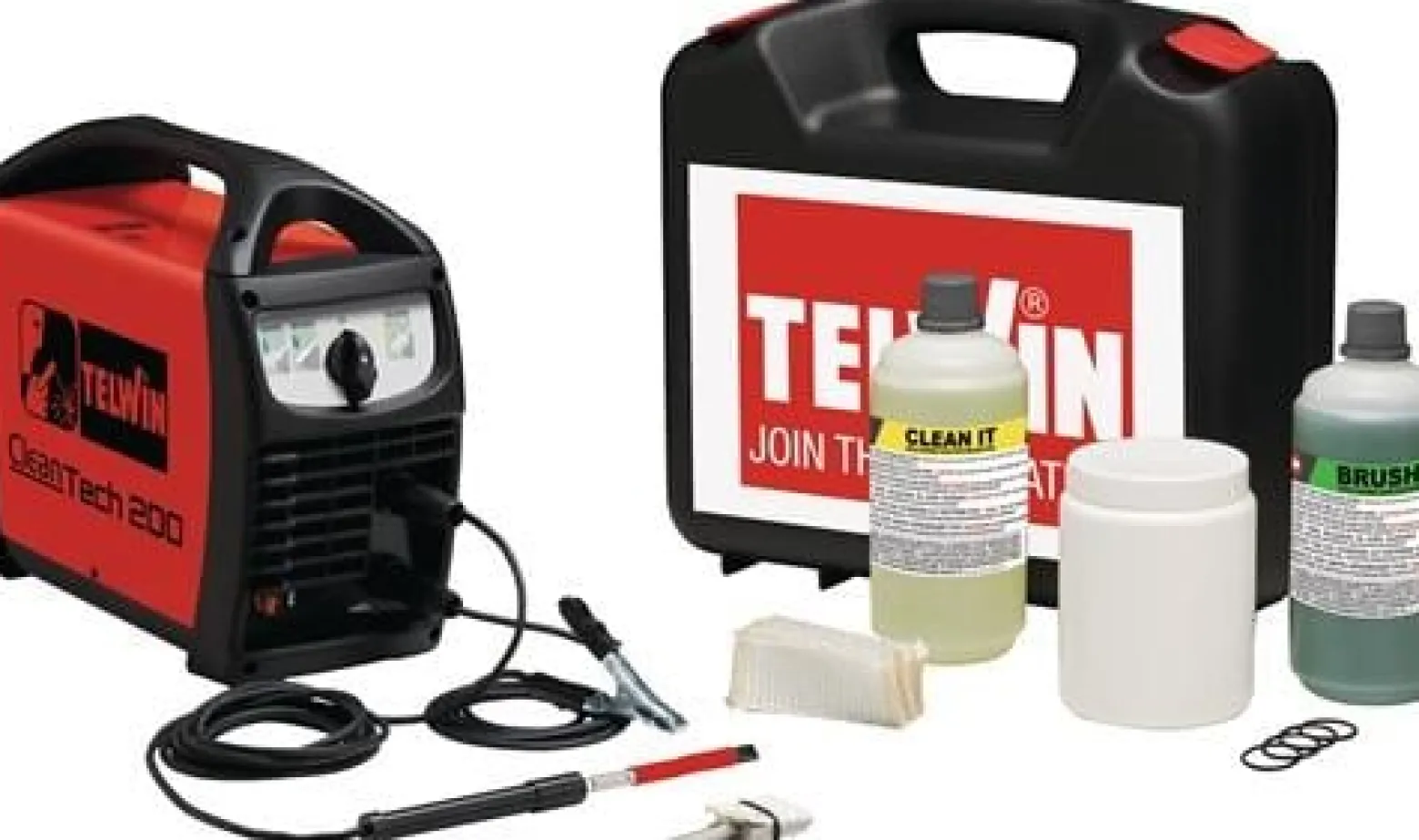 TELWIN Schweißnahtreiniger Cleantech 200 Set 230/50/60 V/Hz IP 21 - 850020