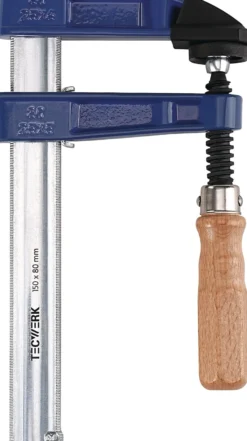 Temperguss-Schraubzwinge Spann-W.300mm A.140mm Holzgr.35x9mm TECWERK
