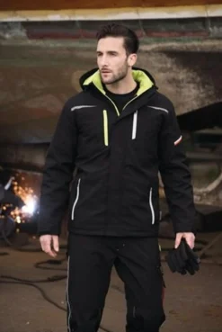 TERRAX Softshell-Berufsparka Terrax Workwear Größe L - 61534-1048-L