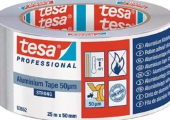 Tesa Aluminiumklebeband Strong 63652 mit Liner 25 m - 63652-00001-00