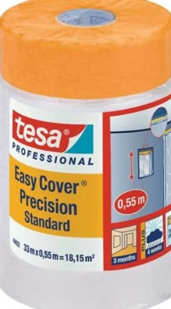 Tesa Folienband Easy Cover 4402 Präzision Standard Länge 33 m Breite 550 mm - 04402-00003-00