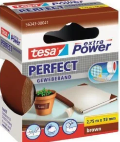 tesa Gewebeband extra Power Perfect 56343-00041 38mmx2,75m braun