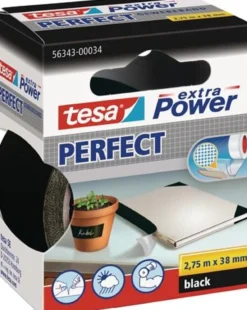 Tesa Gewebeband extra Power 56343 schwarz - 56343-00034-03