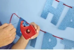 tesa Handabroller Easy Cut 57443-00001 19mmx10m rot/blau