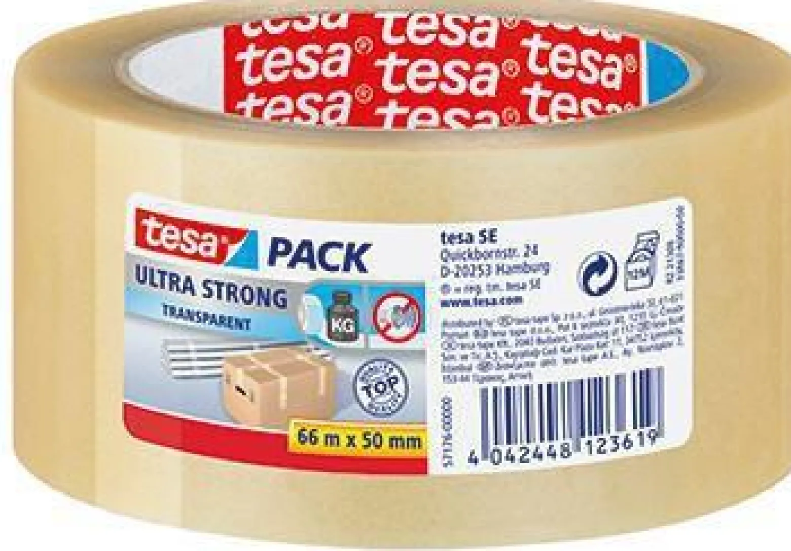 tesa Packband tesapack Ultra Strong 57176-00000 50mmx66m transparent