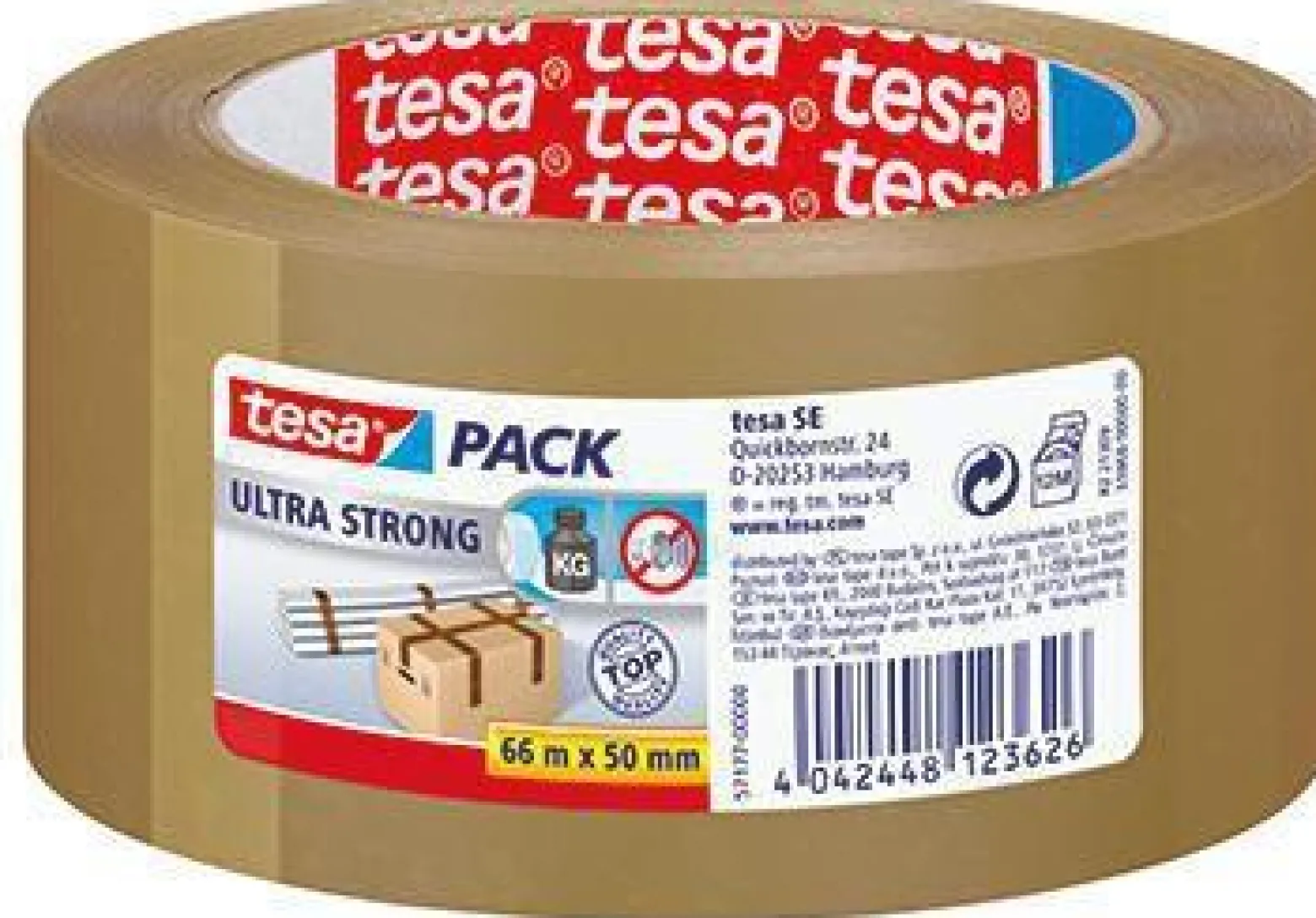 tesa Packband tesapack Ultra Strong 57177-00000 50mmx66m braun