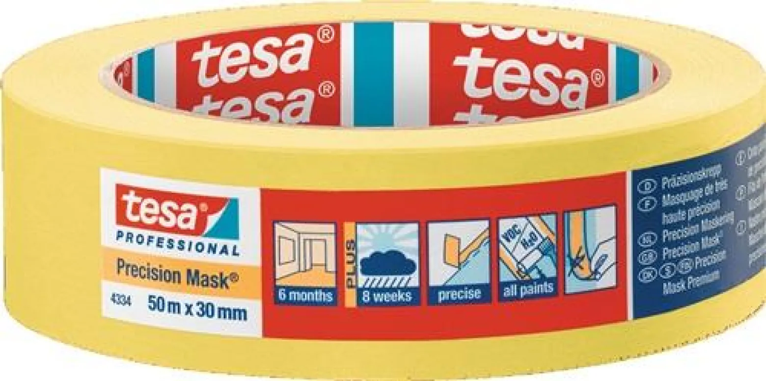 Tesa Präzisionskrepp 4334 glatt 30 mm - 04334-00002-00