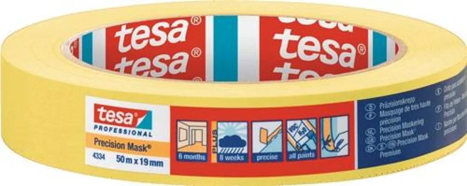Tesa Präzisionskrepp 4334 glatt 19 mm - 04334-00000-00