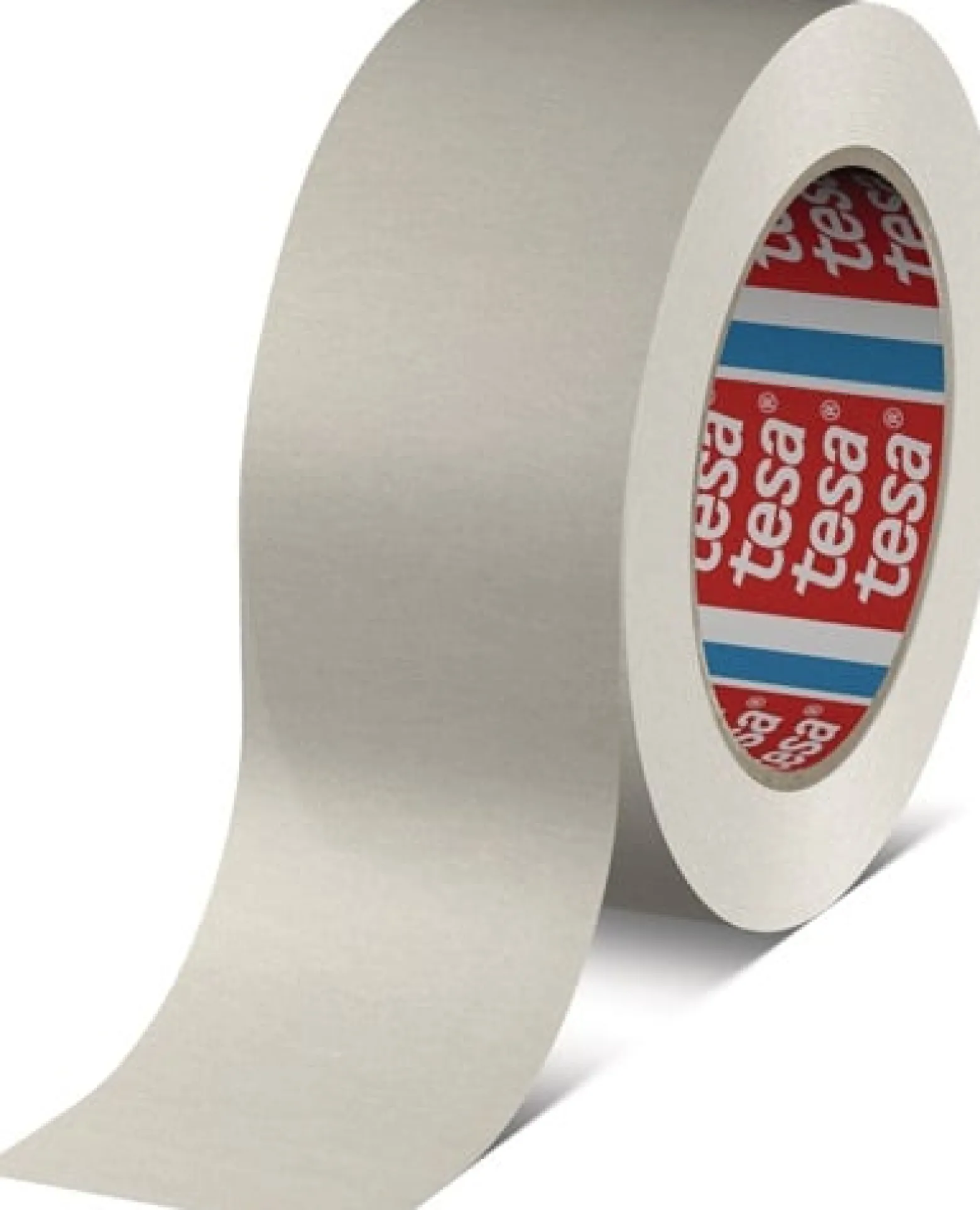 TESA Verpackungsklebeband Papierpack 4713 weiß L.50 m B.50 mm - 04713-00004-00