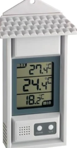 TFA Thermometer Messber.-20 b.70GradC H150xB80xT29mm Ku - 301039