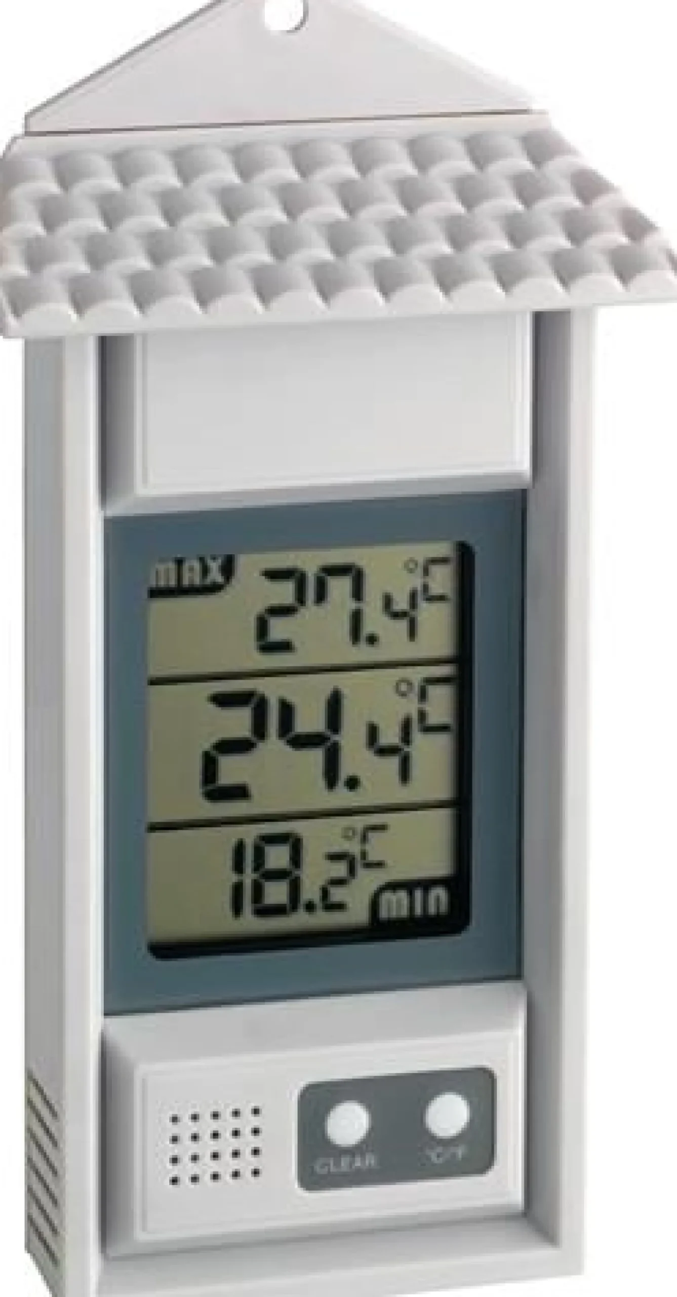 TFA Thermometer Messber.-20 b.70GradC H150xB80xT29mm Ku - 301039