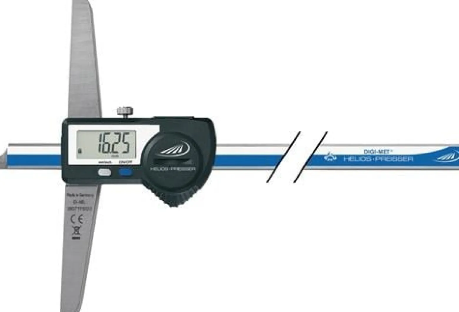 Tiefenmessschieber DIN 862 DIGI-MET IP67 300mm D.ausg.ger.Schiene H.PREISSER