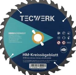 Tischkreissägeblatt AD 400mm Z.28 WZ Schnitt-B.3,2mm TECWERK