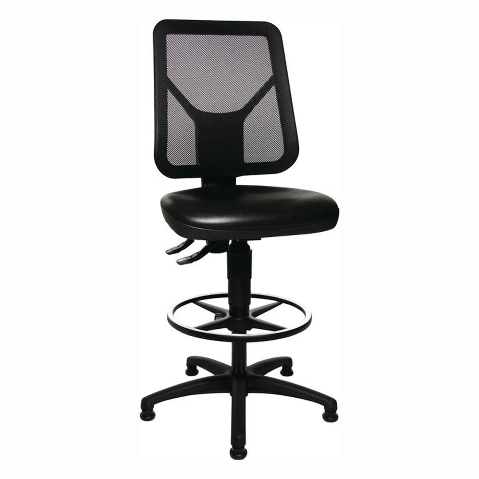 Topstar Arbeitsdrehstuhl TEC 80 C Bodengleiter + Fußring - 73280PU0T