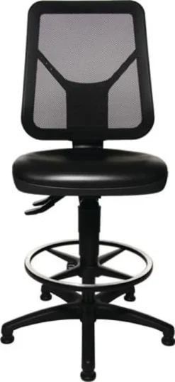 Topstar Arbeitsdrehstuhl TEC 80 C Bodengleiter + Fußring - 73280PU0T