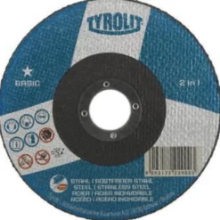 Trennscheibe BASIC D125x1mm ger.2in1 Bohr.22,23mm TYROLIT