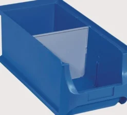 Trennw.ProfiPlus f.Stapelsichtboxen H.115mm PS grau ALLIT