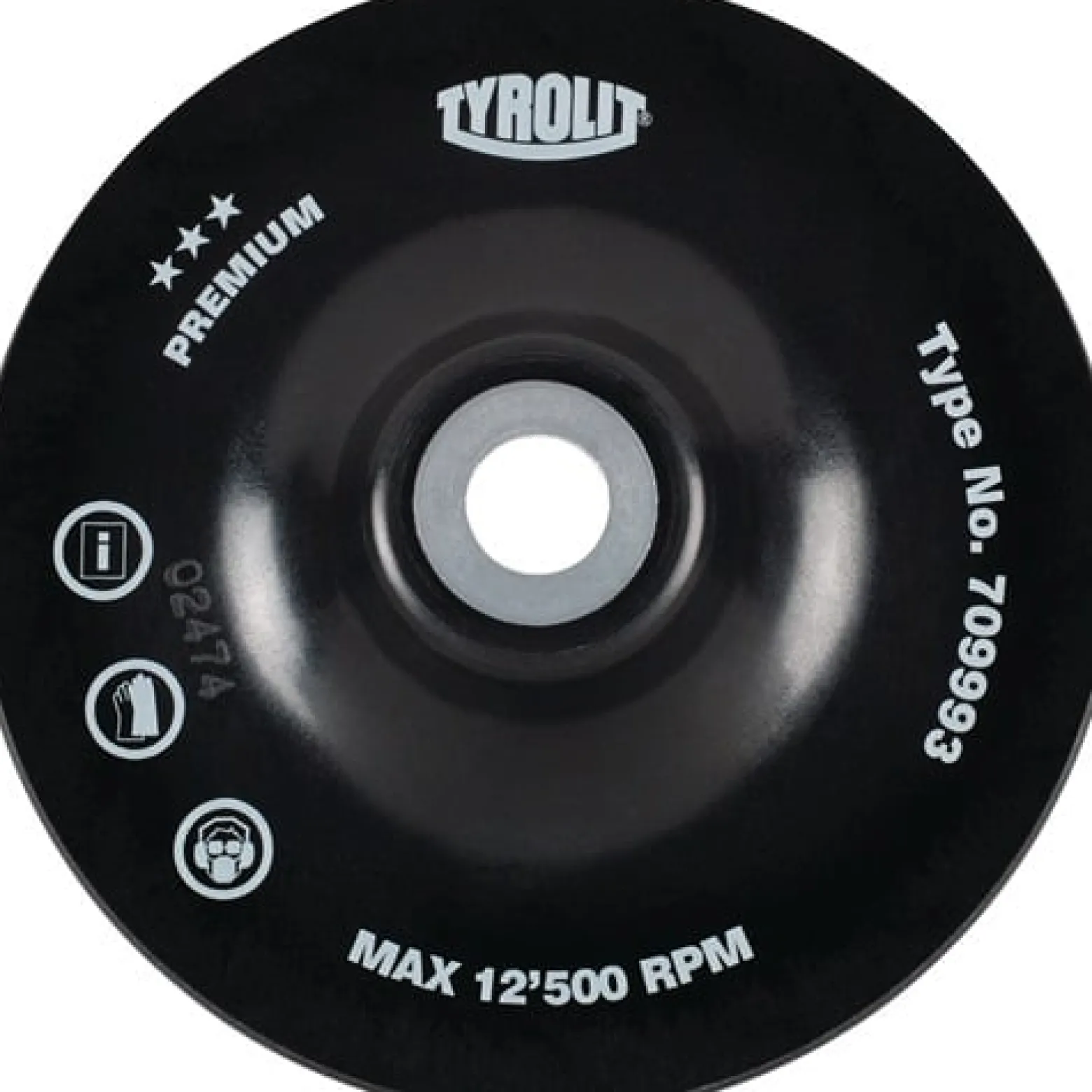 TYROLIT Stützteller Fiberscheiben PAD UNI Ø125 mm M14 hart - 709993