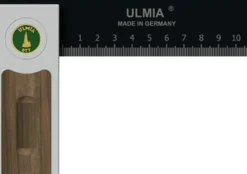 ULMIA Winkel Alu-Line Schenkel-L.150mm Griff-L.105mm justierbar Alu./STA/Nussbaum - 500-150