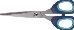 Universalschere 180mm m.2K-Auge titanbeschichtet schwarz/grau TECWERK