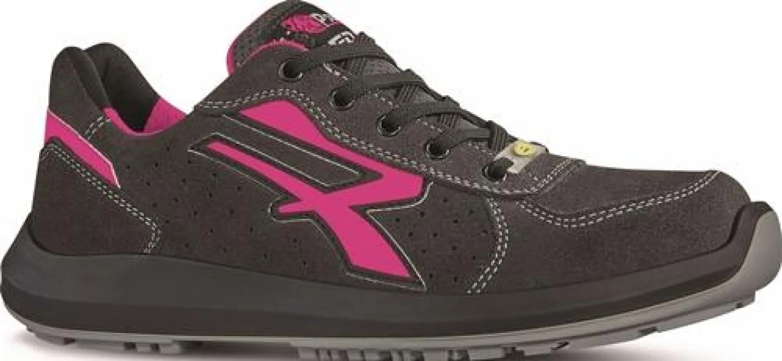 UPower Damensicherheitsschuh RedUp ELECTRA Größe 40 schwarz / lila - RU2015640