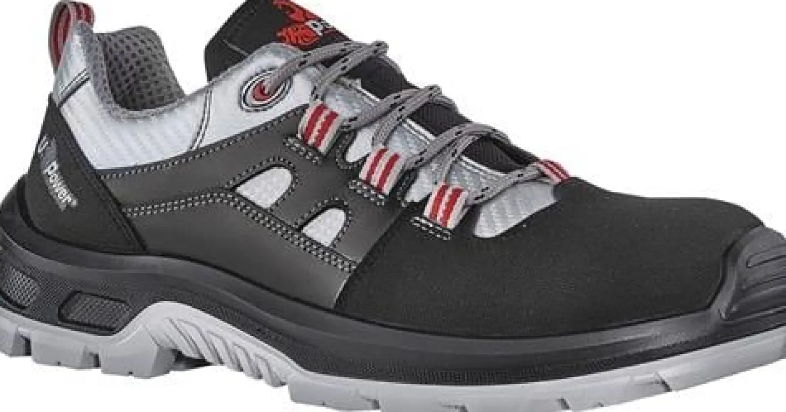 UPower Sicherheitsschuh Corner Größe 46 schwarz / grau / rot - UC20014-46