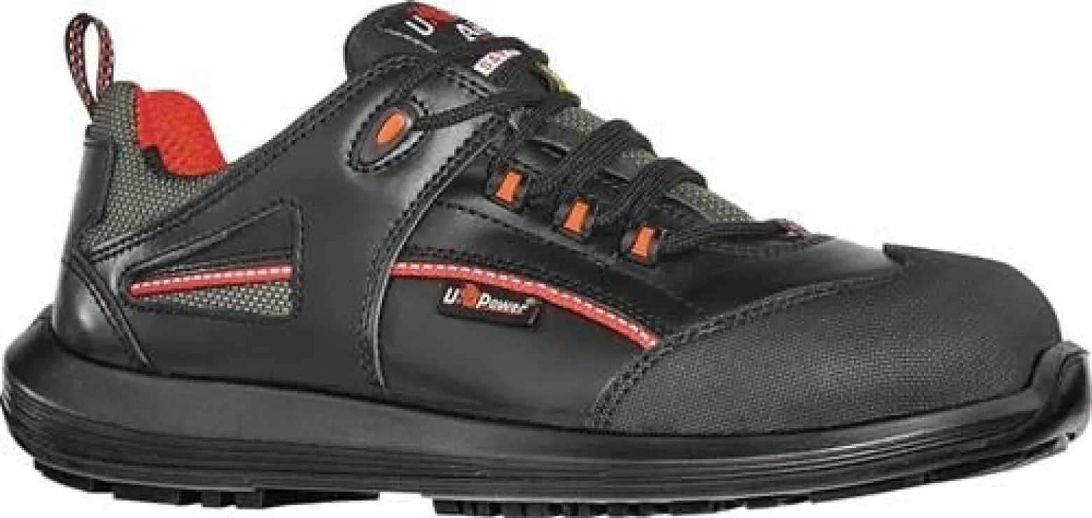 UPower Sicherheitsschuh Iroko Größe 43 schwarz / rot - RR20304-43
