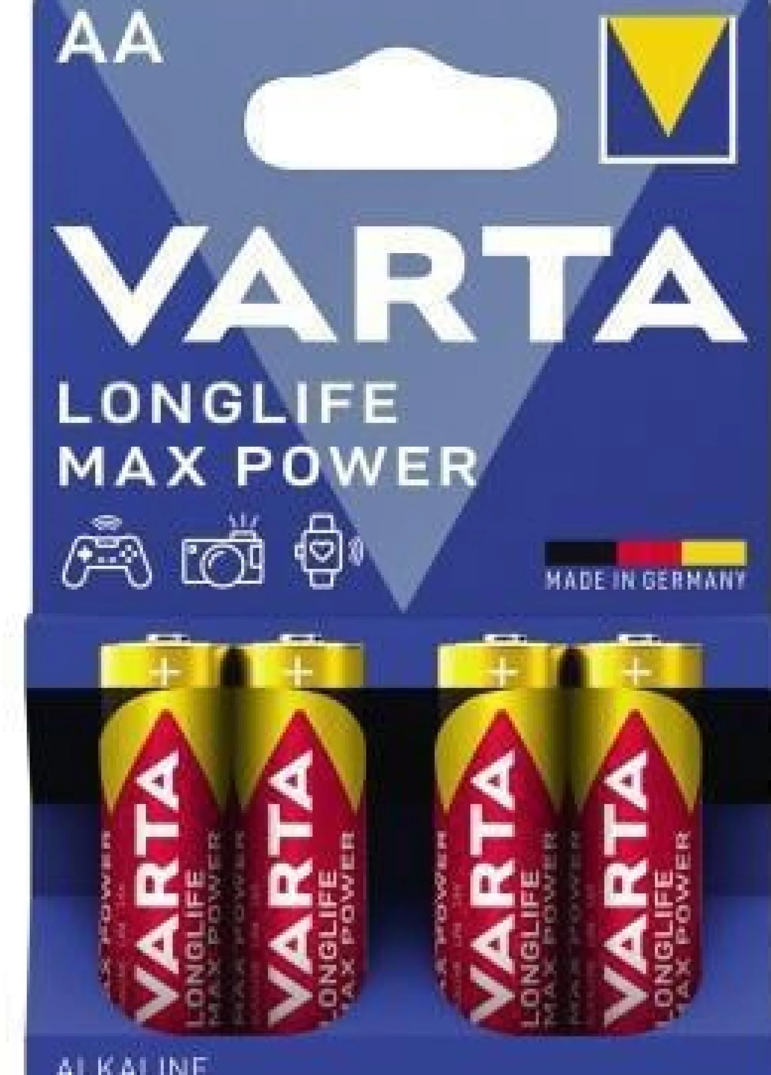 Varta Batterie Max Tech 4706101404 AA Mignon LR6 1,5V 4 St./Pack.
