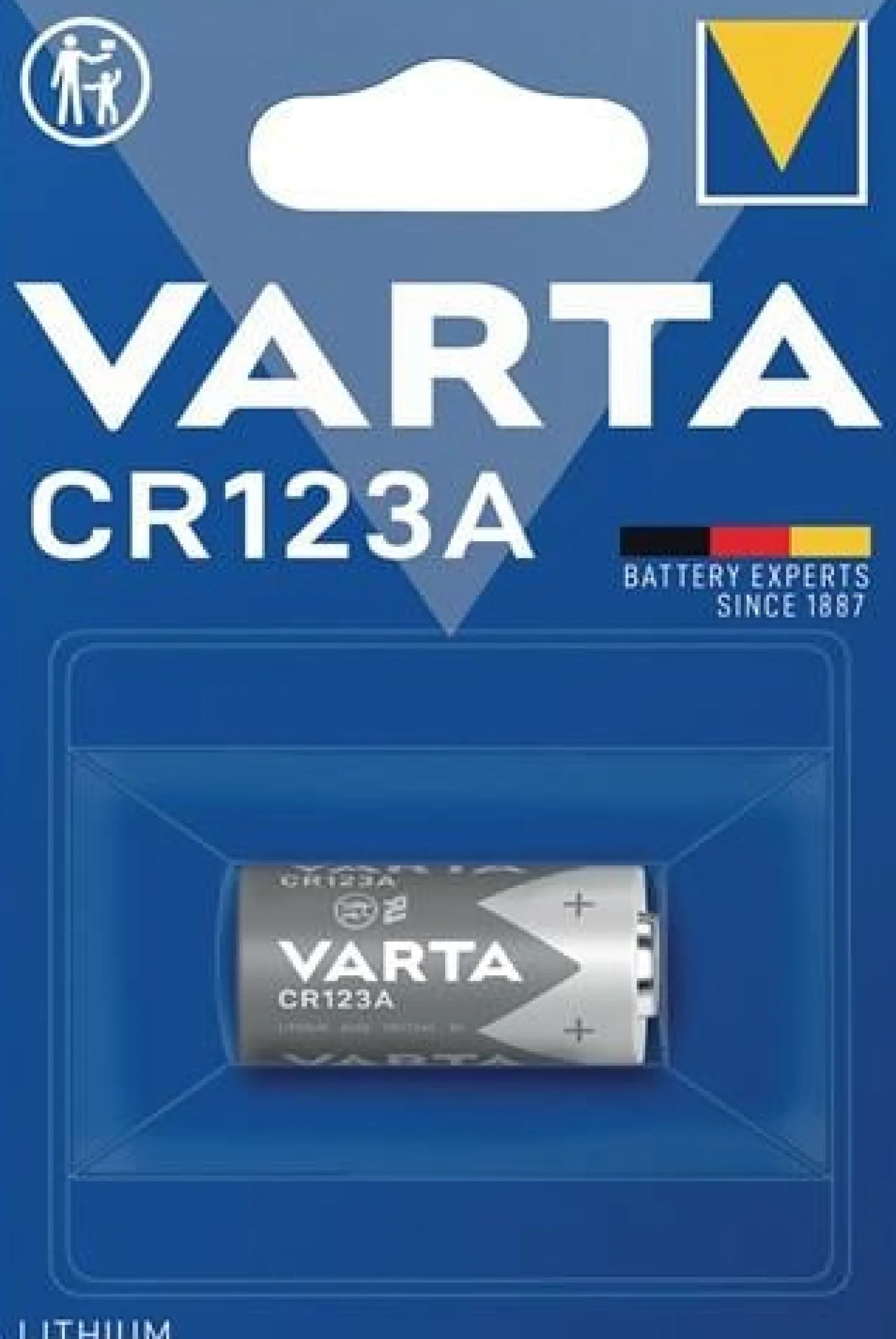 VARTA Batterie ULTRA Lithium 3 V CR123A 1430 mAh - 06205 301 401