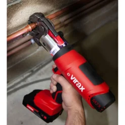 VIRAX Akku-Pressmaschine VIPER M2X 18V 1x 2,0 Ah CAS-Akku + Ladegerät inkl. Mutterzange - 253569