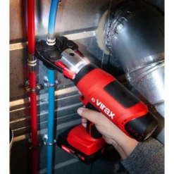 VIRAX Akku-Pressmaschine VIPER M2X 18V 1x 2,0 Ah CAS-Akku + Ladegerät inkl. Mutterzange - 253569