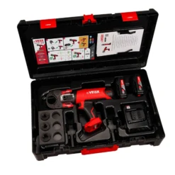 VIRAX Elektro-mechanische Presse Viper M2X + TH 16-20-26 + 2 Akkus - 253557