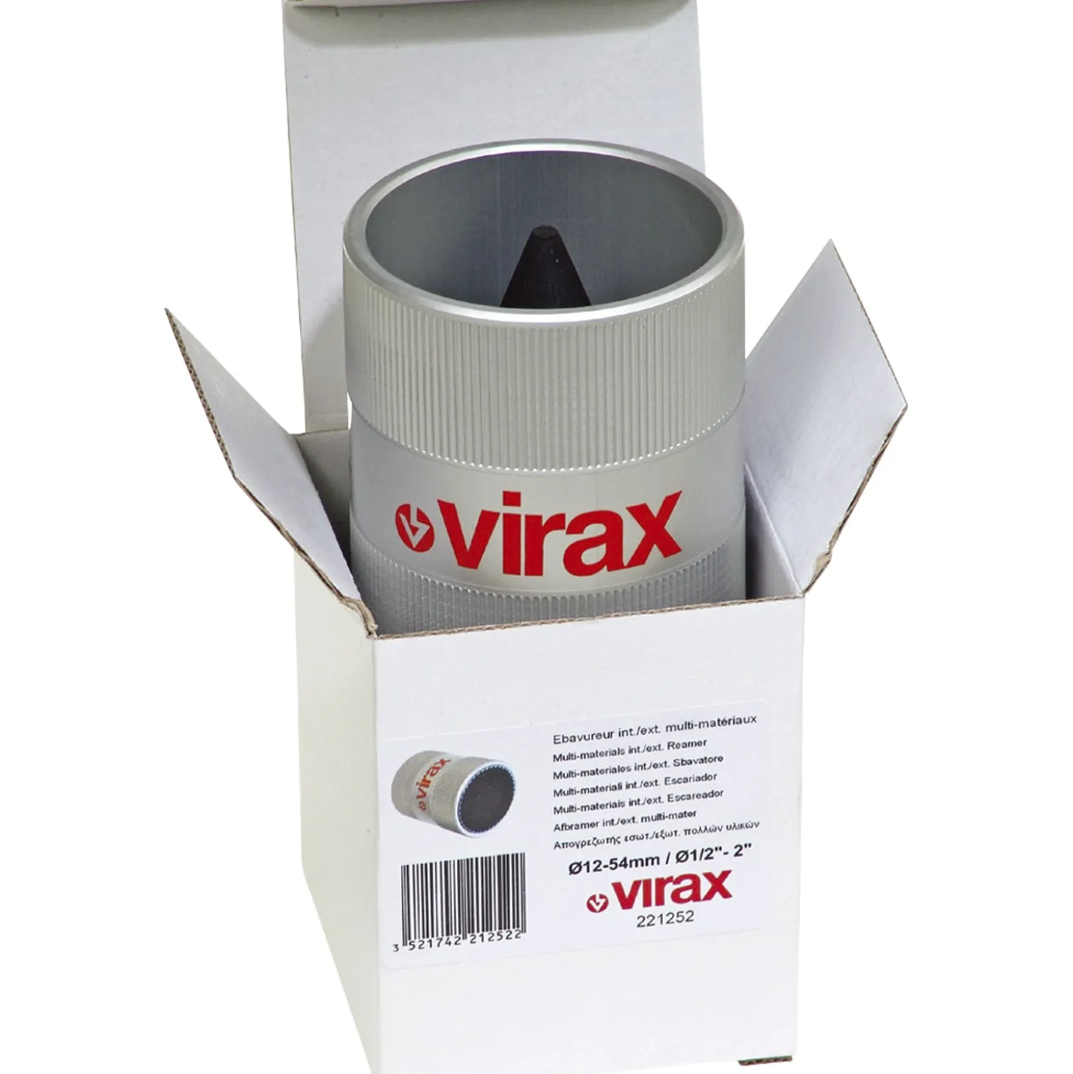 VIRAX Entgrater Aluminium Innen/Aussen Mehrere Materialen 56 mm - 221252