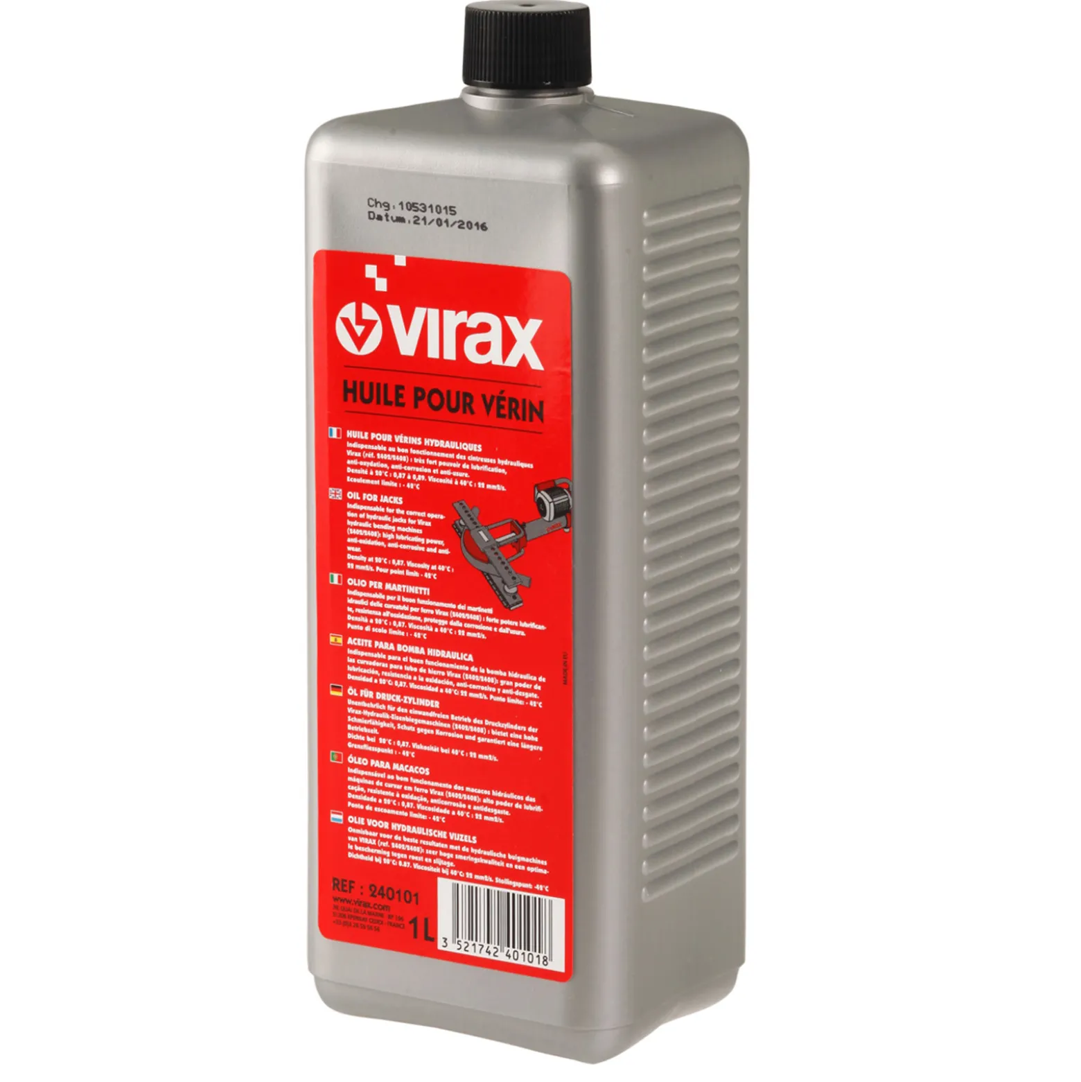 VIRAX hydraulisches Zylinderöl - 1 l Flasche - 240101