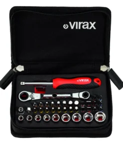 VIRAX 1/4" Kompakte Steckschlüssel + Bits Set - 41 Stk - 310400