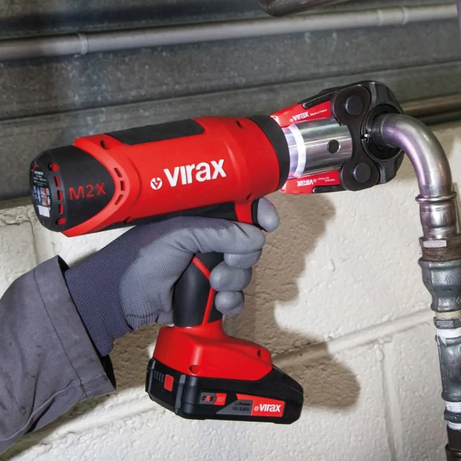 VIRAX L2X Mutternzange + TH 16-20-26 +2 Akkus - 253577