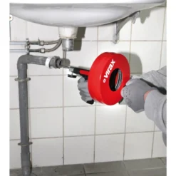VIRAX Rohrreiniger mit Trommel 7,5m/6,4mm - 290600