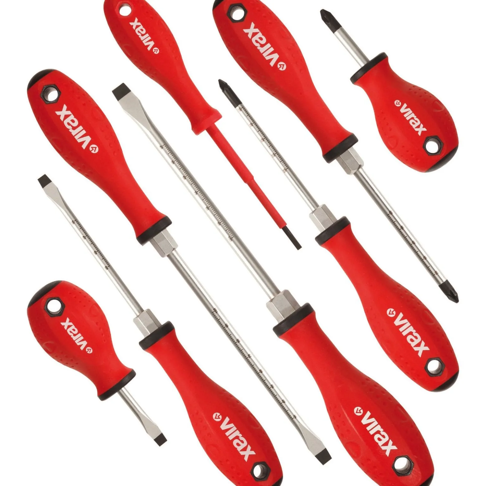 VIRAX Set mit 8 magnetischen Schraubenziehern - 341820